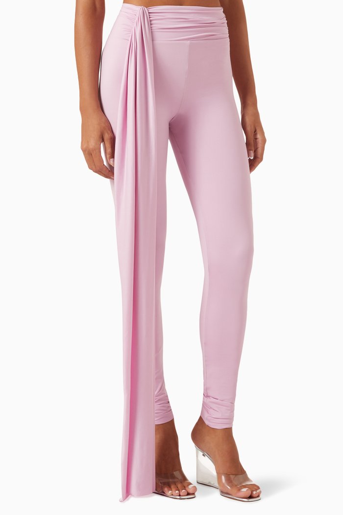 

Sierpe Ruched Leggings in Stretch-nylon, Purple
