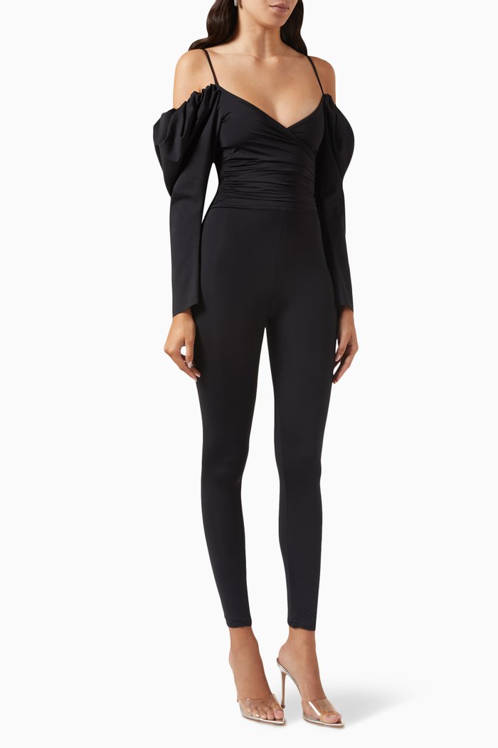 

Heroica Jumpsuit in Stretch-nylon, Black