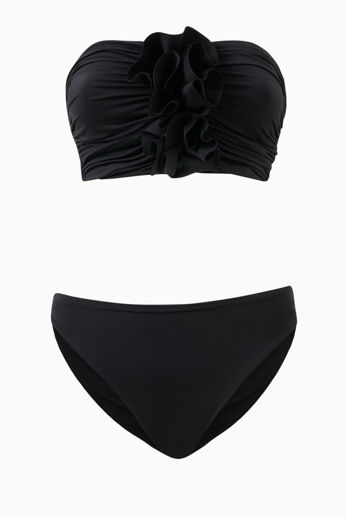 

Melao High-waist Bikini Set, Black