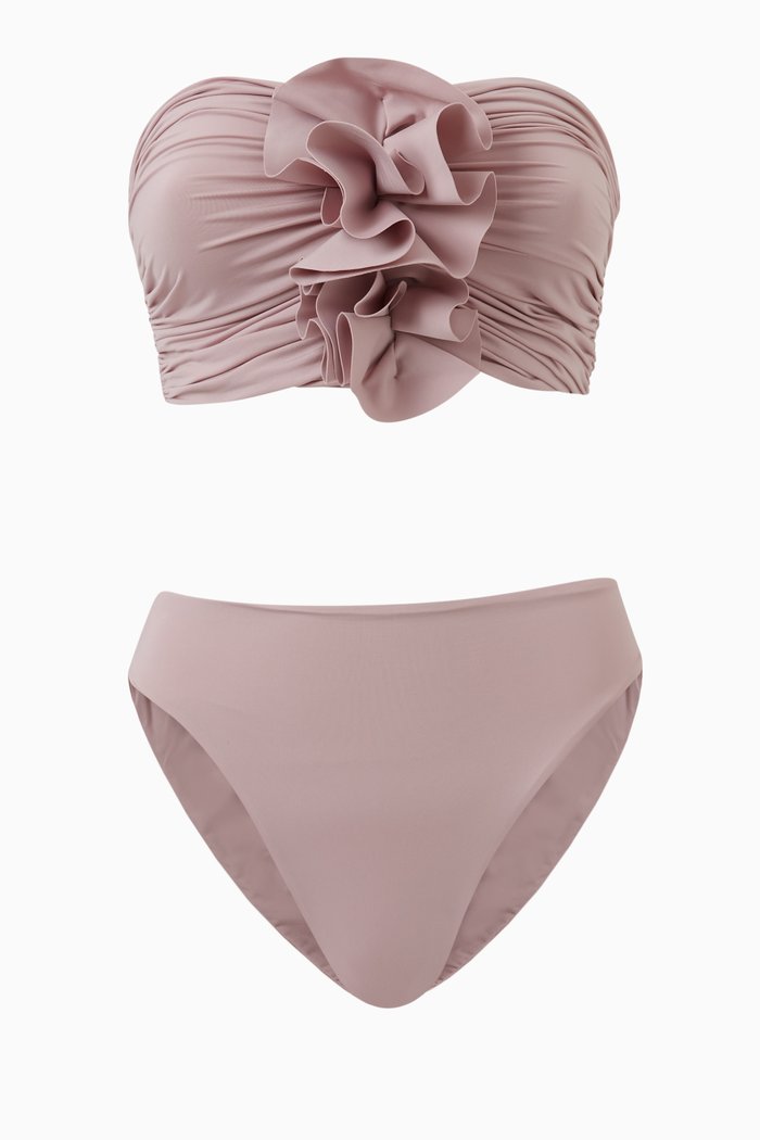 

Melao High-waist Bikini Set, Purple