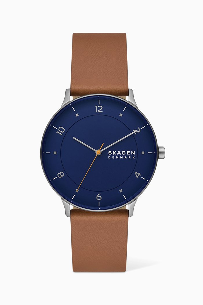 

RIIS Three-Hand Medium Watch, Silver