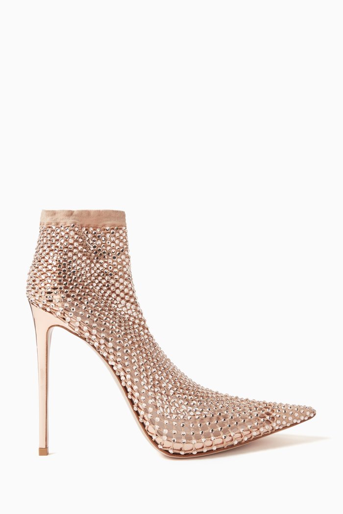 

Gilda 120 Crystal-embellished Pumps in Crystal-embellished Mesh, Gold