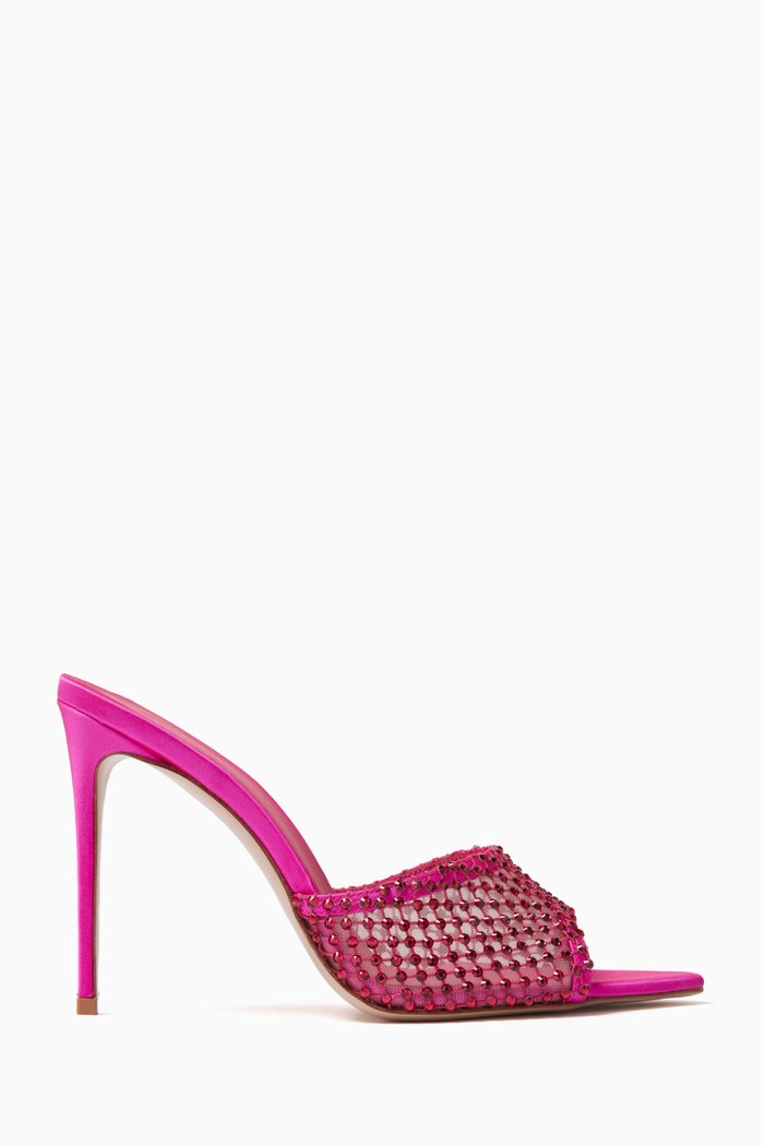 

Gilda 110 Sandals in Satin Mesh, Pink