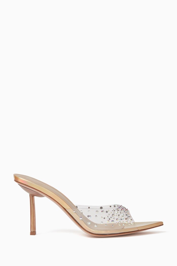 

Nicole Slip-On 100 Mules in Plexi, Neutral