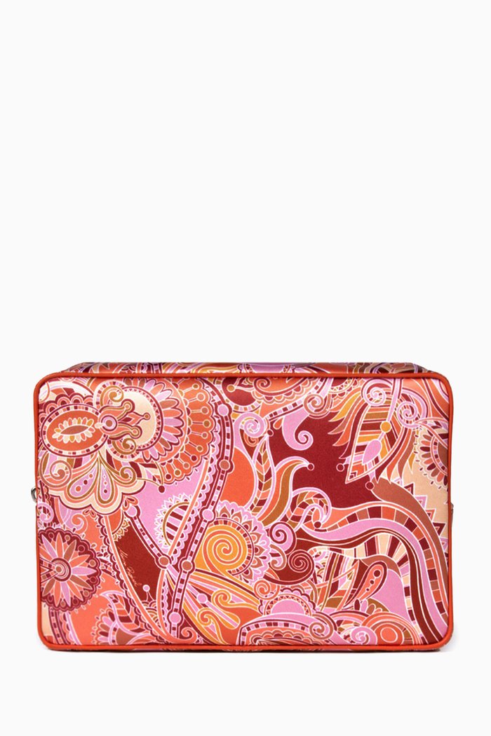

Large Vanity Case in Textile, Pink