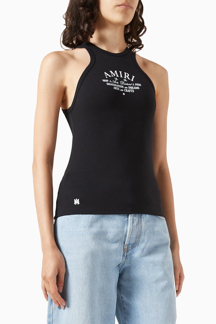 

Arts District Logo Tank Top, Black