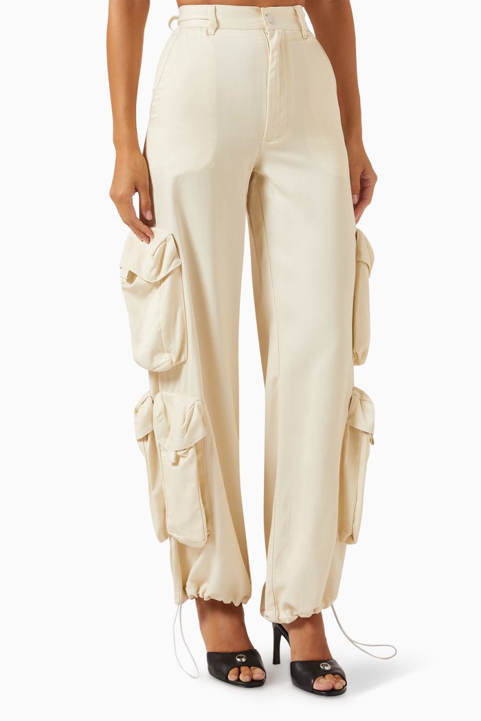

Paperbag Cargo Pants, Neutral