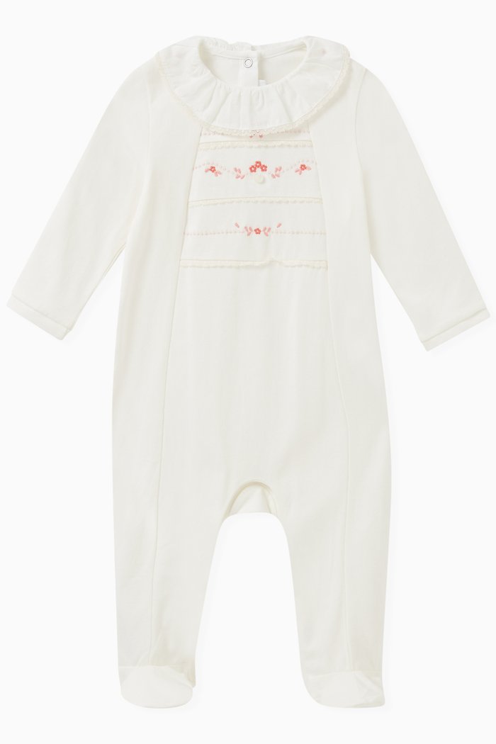 

Flower Pyjama in Cotton, Neutral