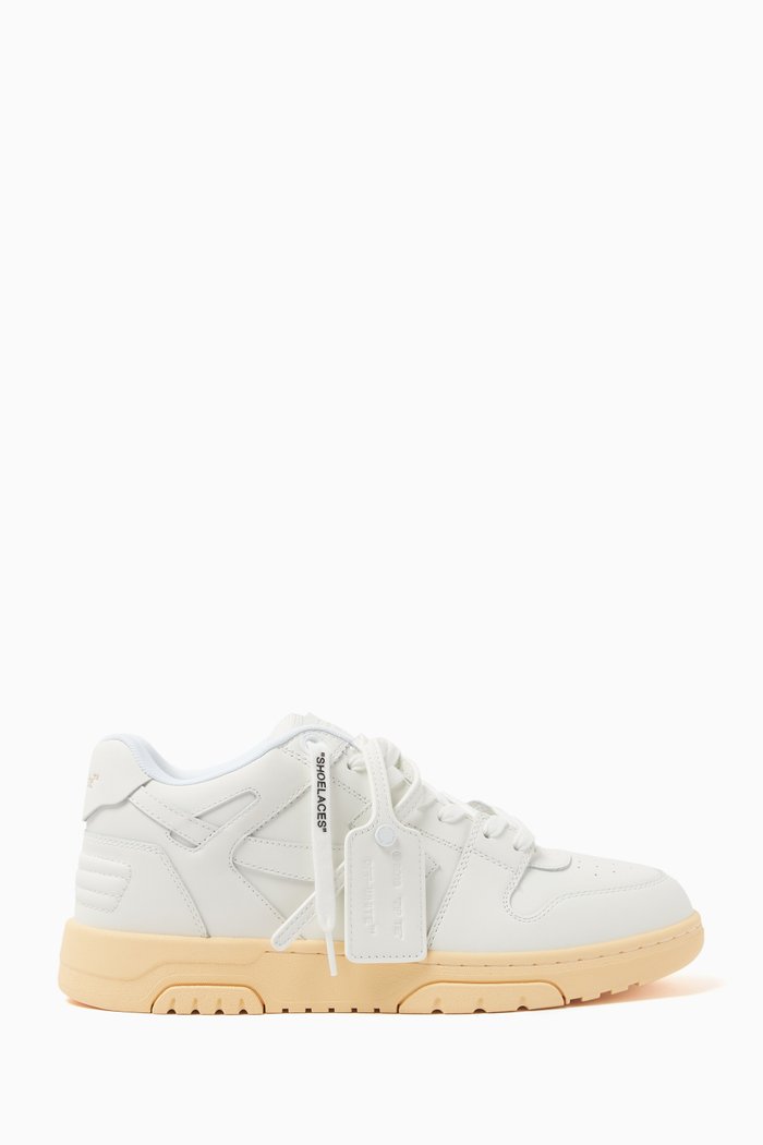 

Out Of Office Sneakers in Leather, White