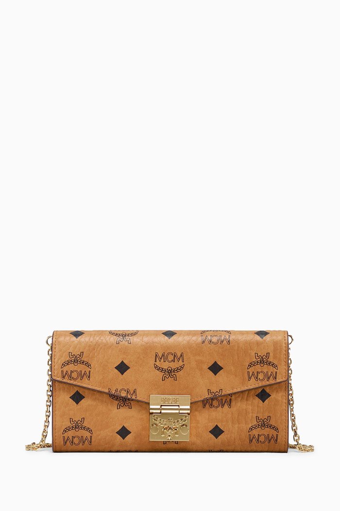 

Large Tracy Wallet on Chain in Visetos, Brown