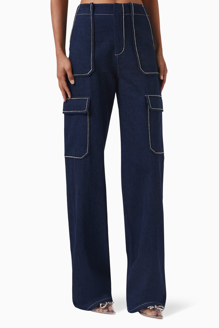 

Kaia Pants in Denim, Blue