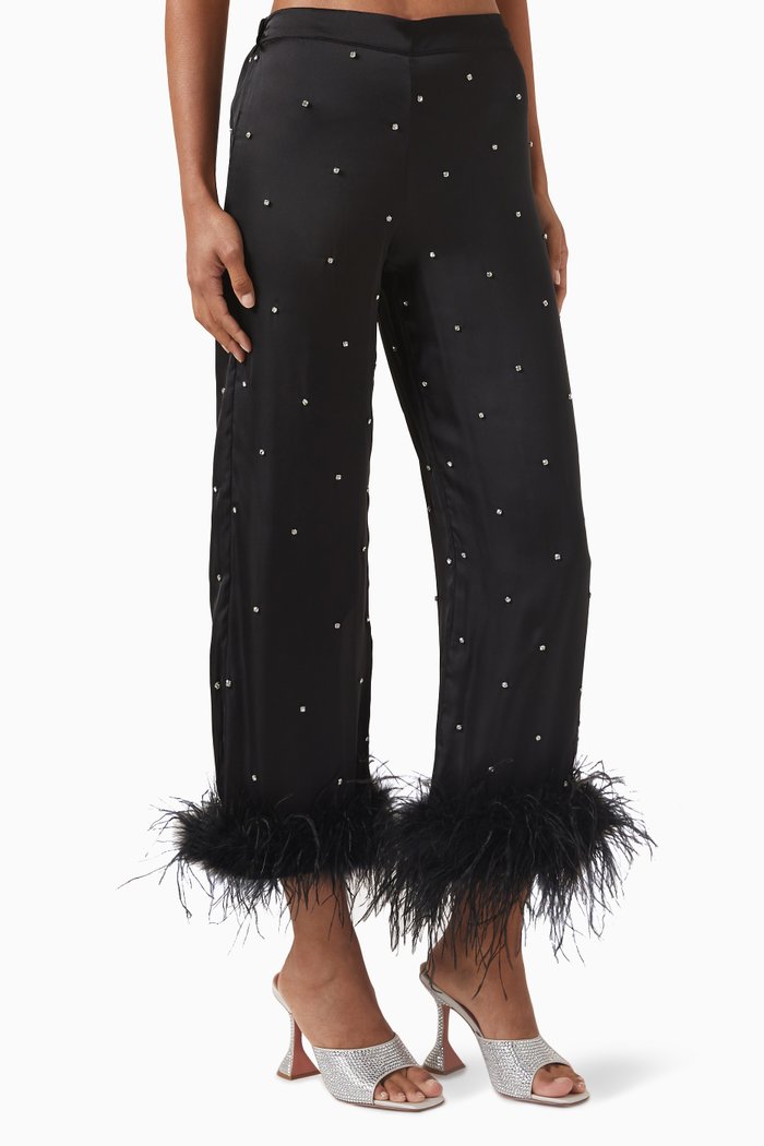 

Lounge Pants in Nylon, Black