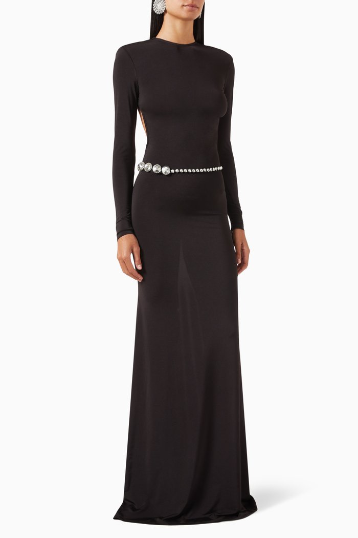 

Emmanuelle Dress in Jersey, Black