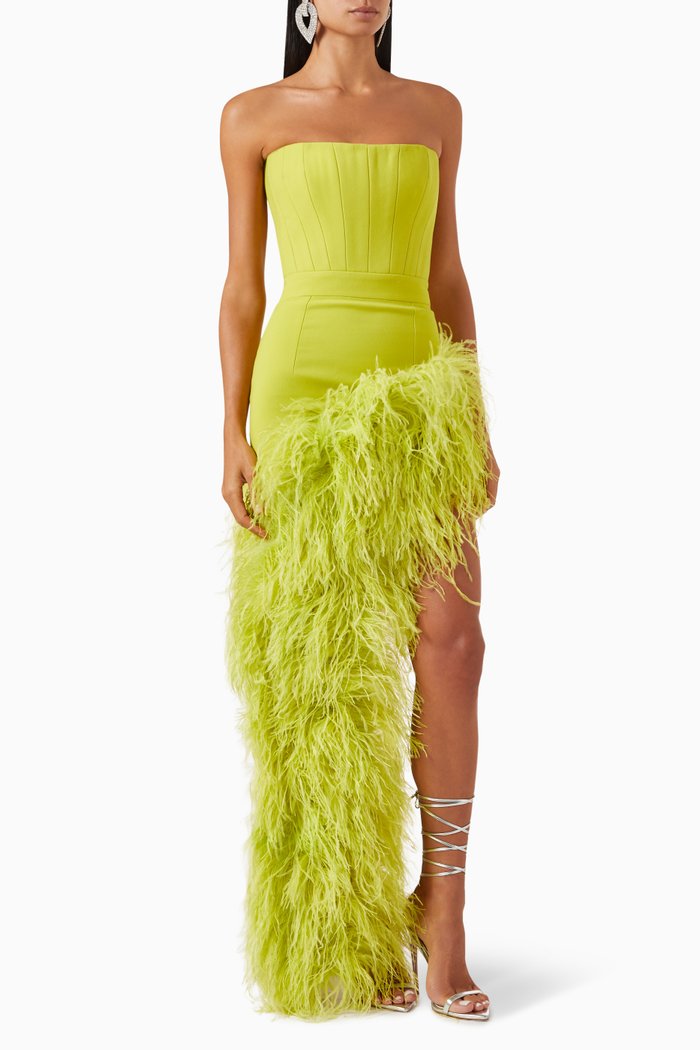 

Giselle Dress in Crepe, Green