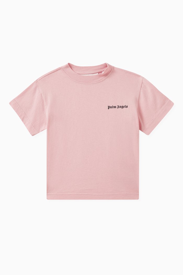 

Logo-print T-shirt in Cotton, Pink
