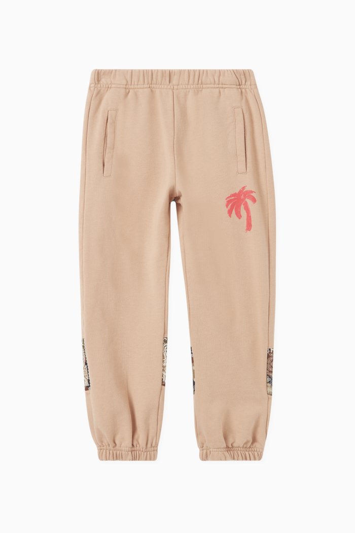 

Palm Brush Camo Sweatpants in Cotton, Neutral