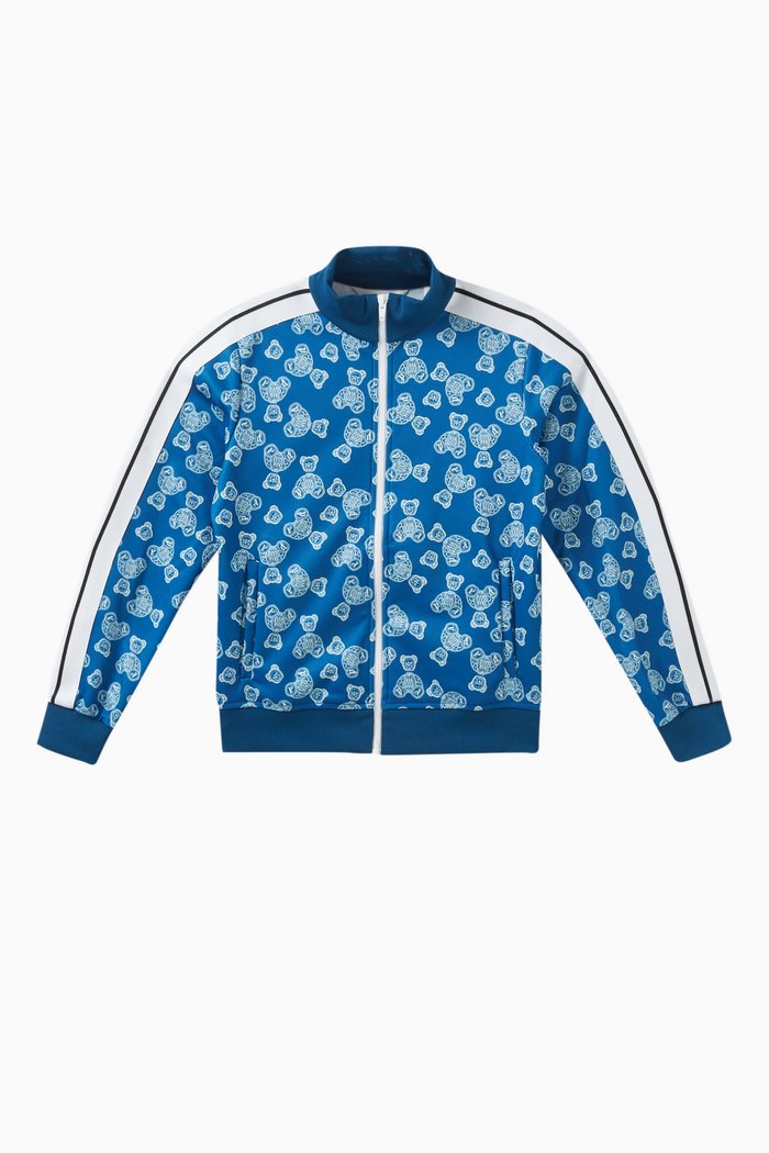 

All-over Paisley-print Track Jacket, Blue
