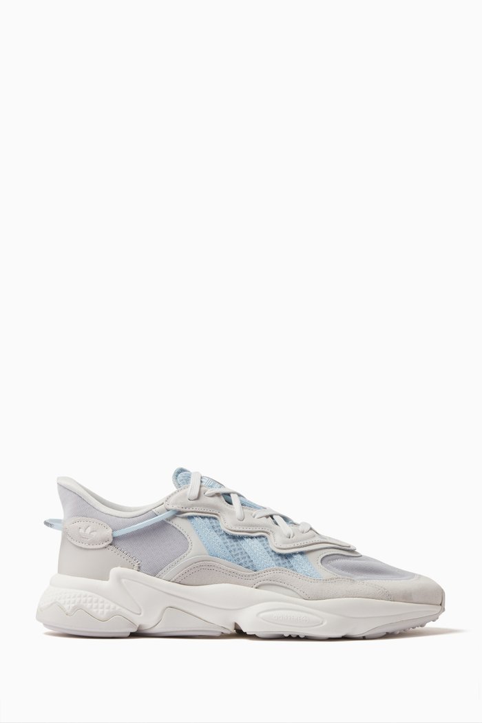 

Ozweego Sneakers in Mesh & Suede, Grey