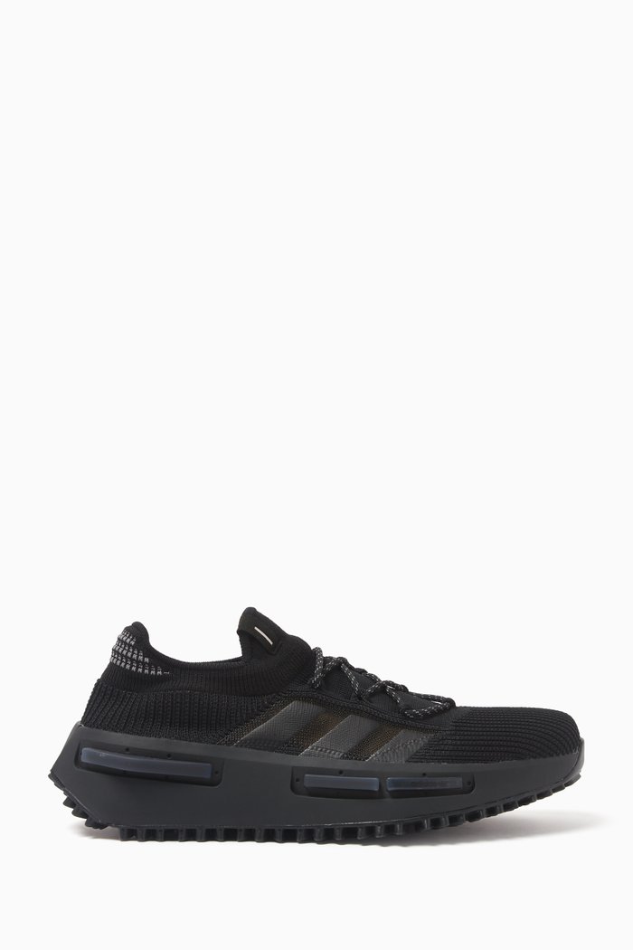 

NMD_S1 Sneakers in Recycled Textile, Black