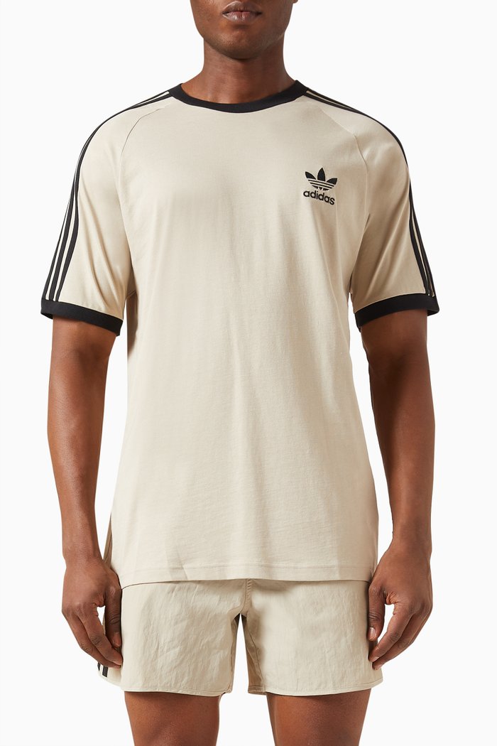 

3-stripes T-shirt in Cotton Jersey, Neutral