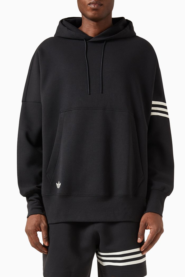 

Neuclassics Hoodie in Cotton Blend, Black