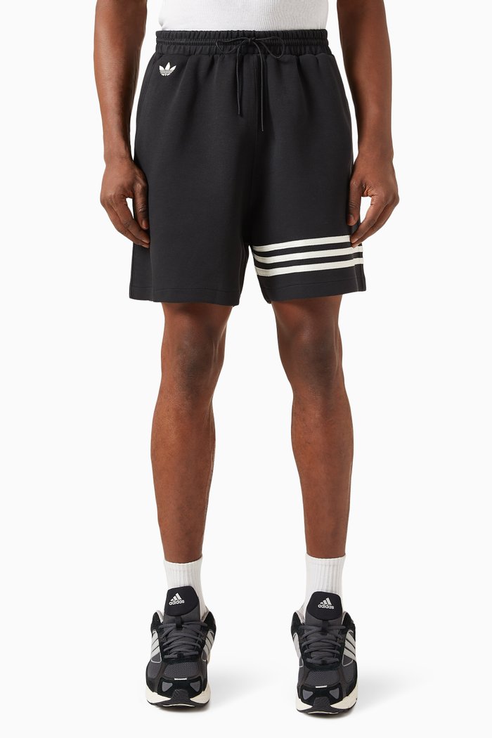 Neuclassics Shorts in Cotton Blend, Black