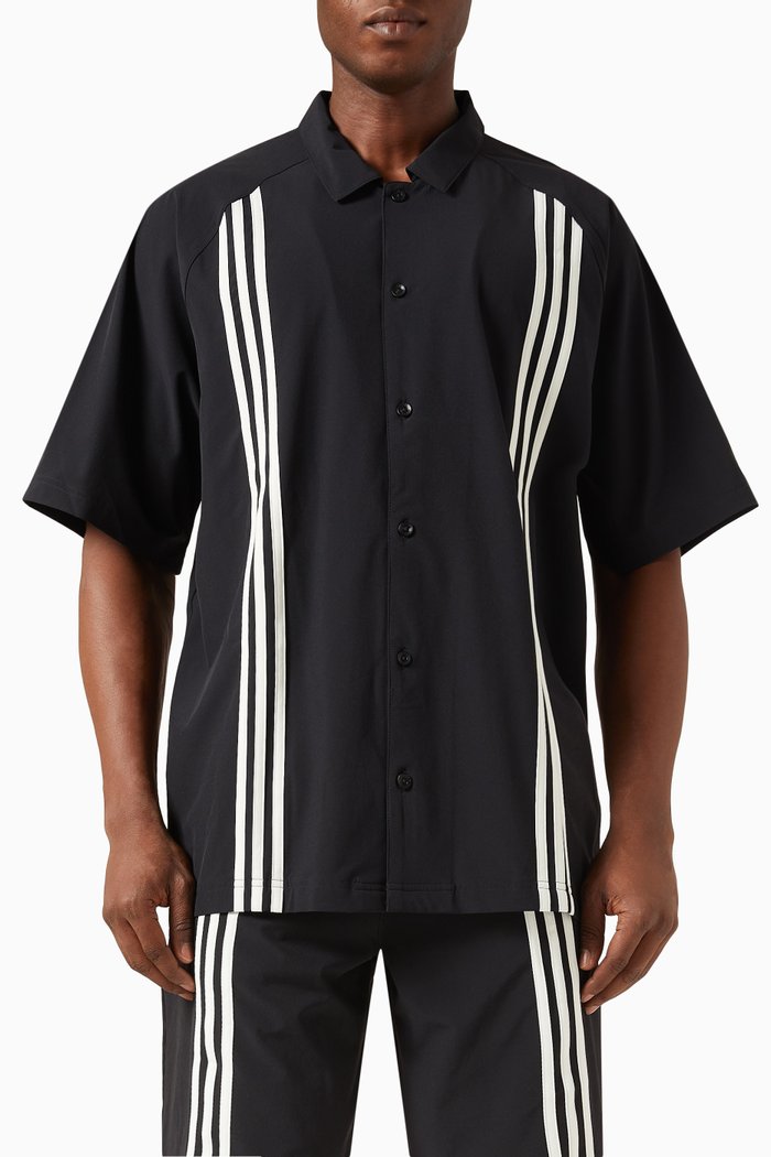 

Winter Hack Shirt in Recycled Polyester Stretch, Black