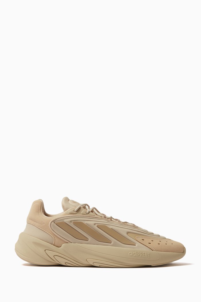 

Ozelia Sneakers in Suede & Bio-based Textile, Neutral