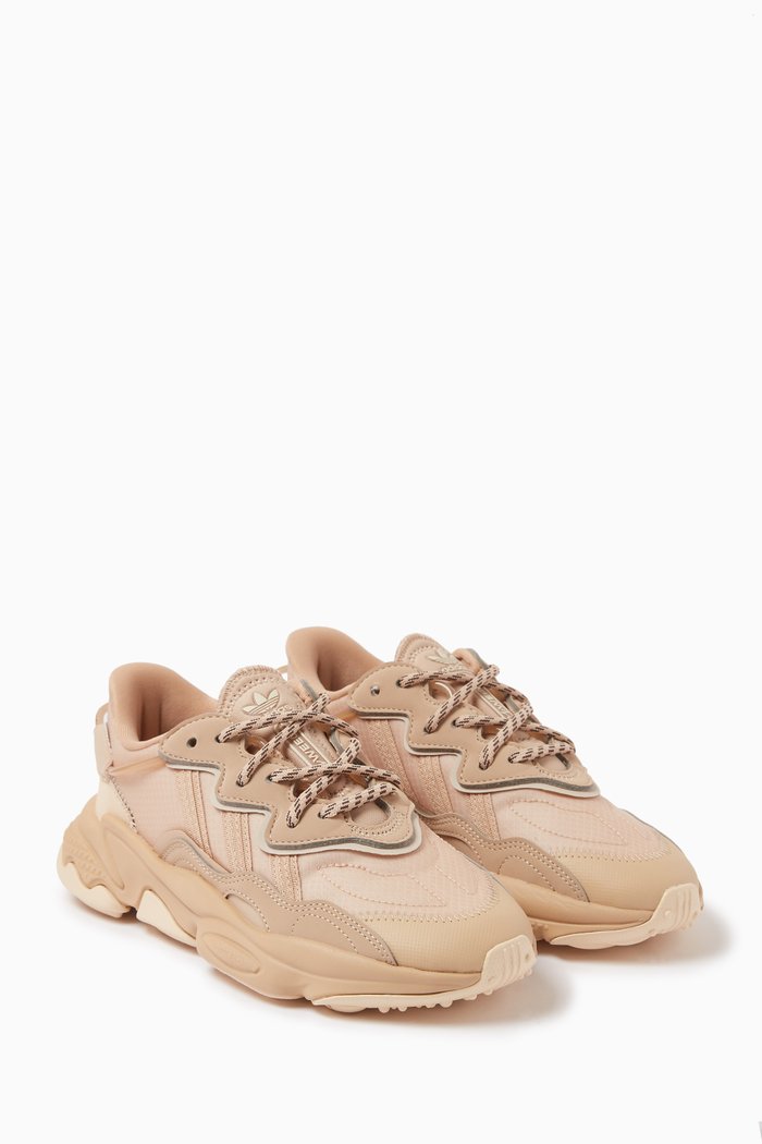 

Junior Ozweego Sneakers in Mesh, Neutral