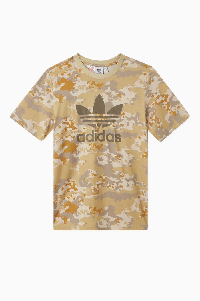 

Camo T-shirt in Cotton-jersey, Neutral