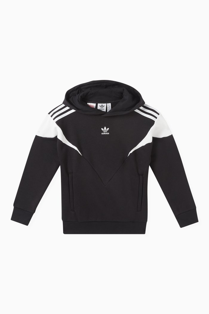 

Rekive Hoodie in Cotton-fleece, Black