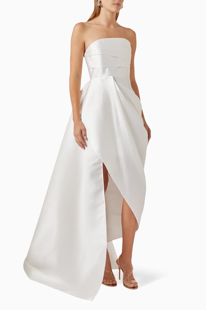 Raya Midi Dress, Neutral