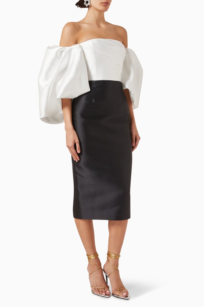 

Marcia Midi Dress, Black