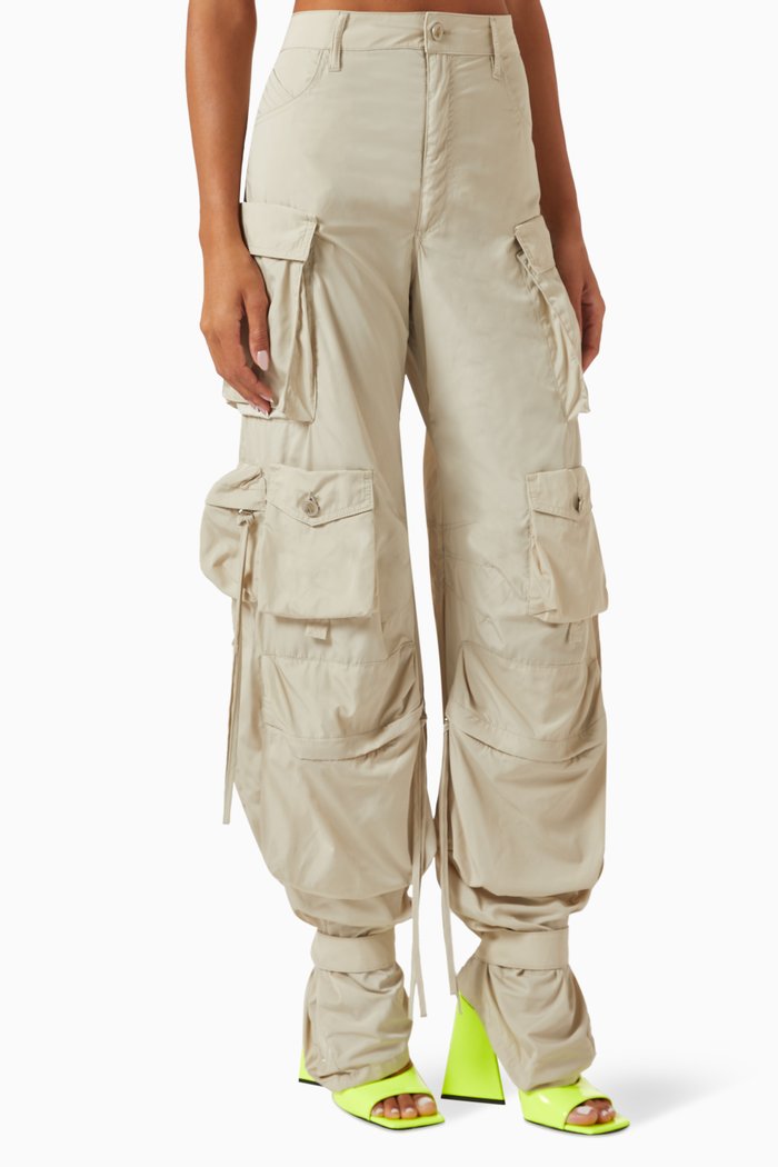 

Fern Cargo Pants in Nylon, Neutral