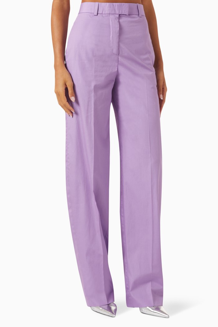 

Jagger Pants in Cotton-poplin, Purple