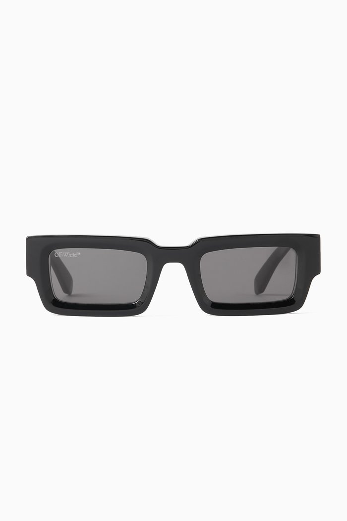 Lecce Sunglasses in Acetate, Black