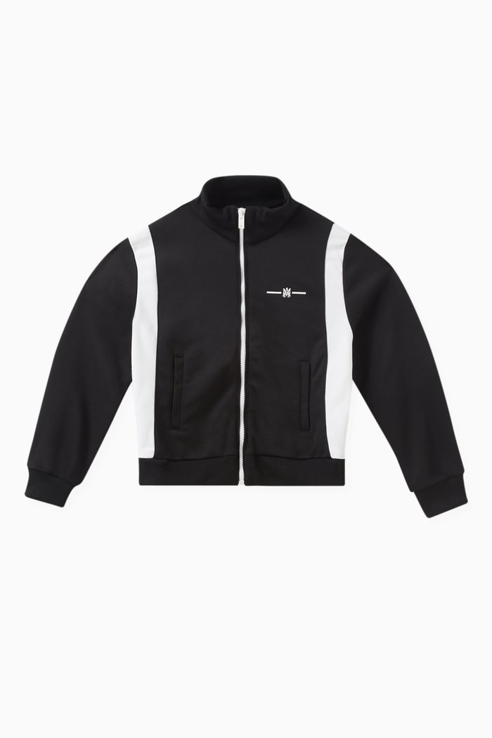 

Logo-print Track Jacket in Polyester-blend, Black