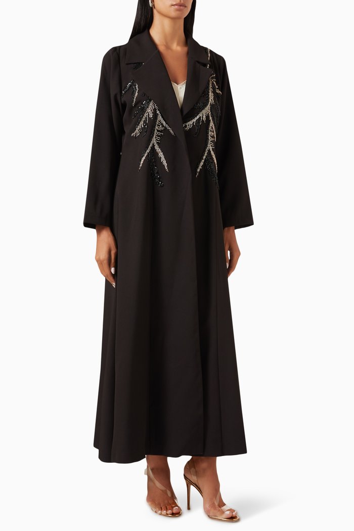 

Black Leaf Abaya