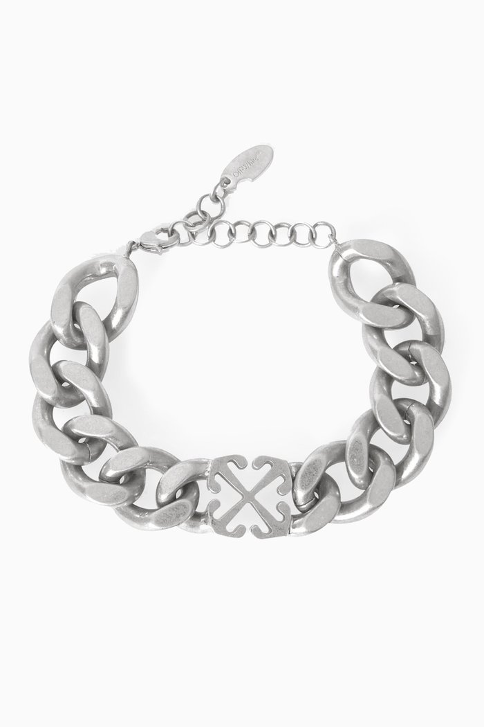 

Arrows Chain Bracelet in Brass, Silver