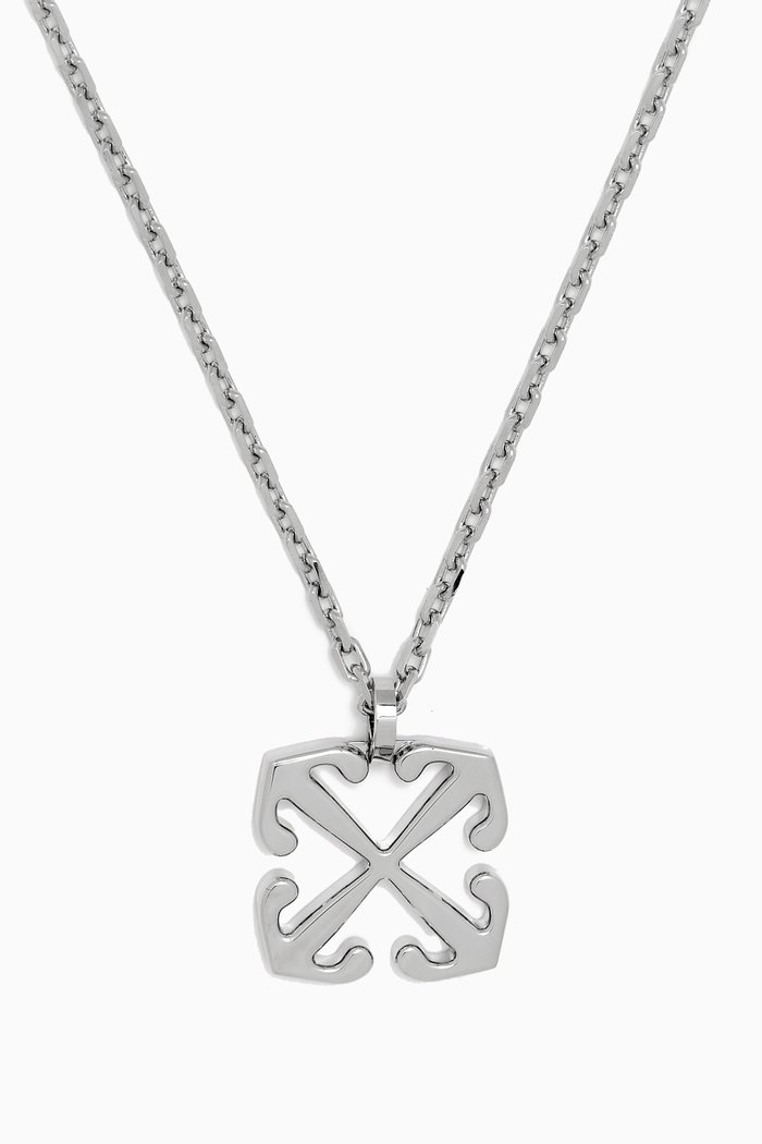 

Arrows Pendant Necklace in Brass, Silver