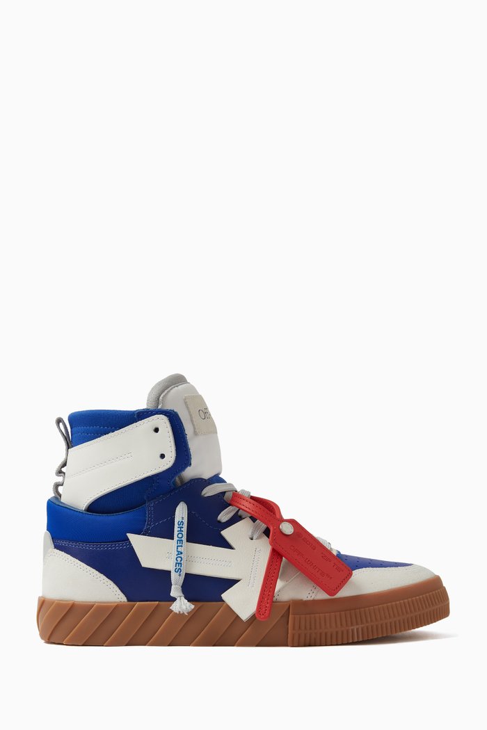 

Floating Arrow High-top Sneakers in Suede, Multicolour