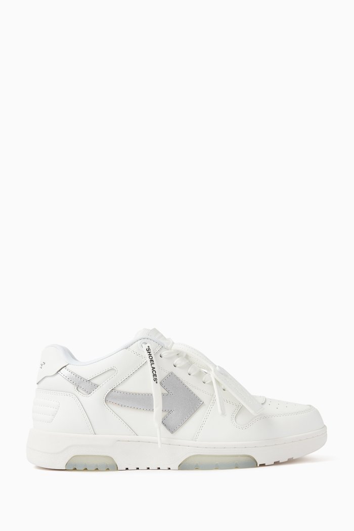 

Out Of Office Sneakers in Calf Leather, White