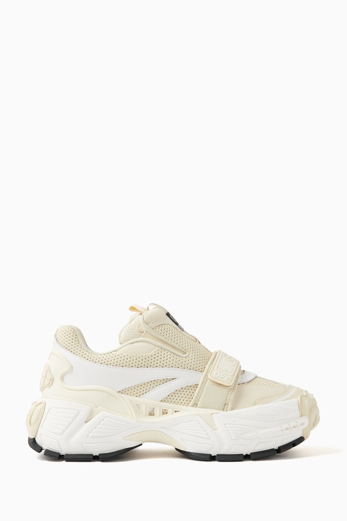 

Glove Slip Ons in Mesh & Leather, Neutral