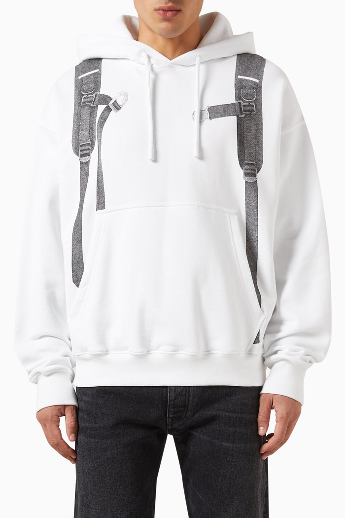 

Skate Hoodie in Cotton, White