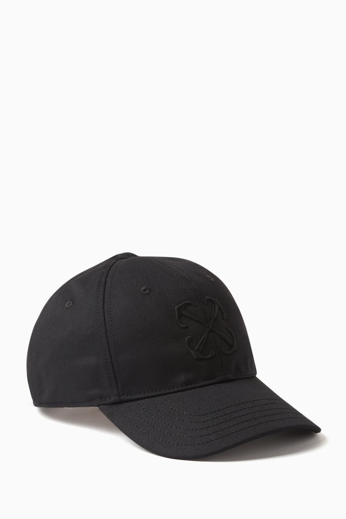 

Arrow Drill Baseball Cap in Cotton-twill, Black