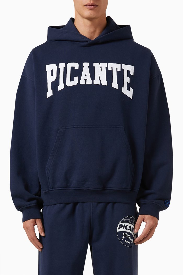 

Arch Hoodie in Fleece, Blue