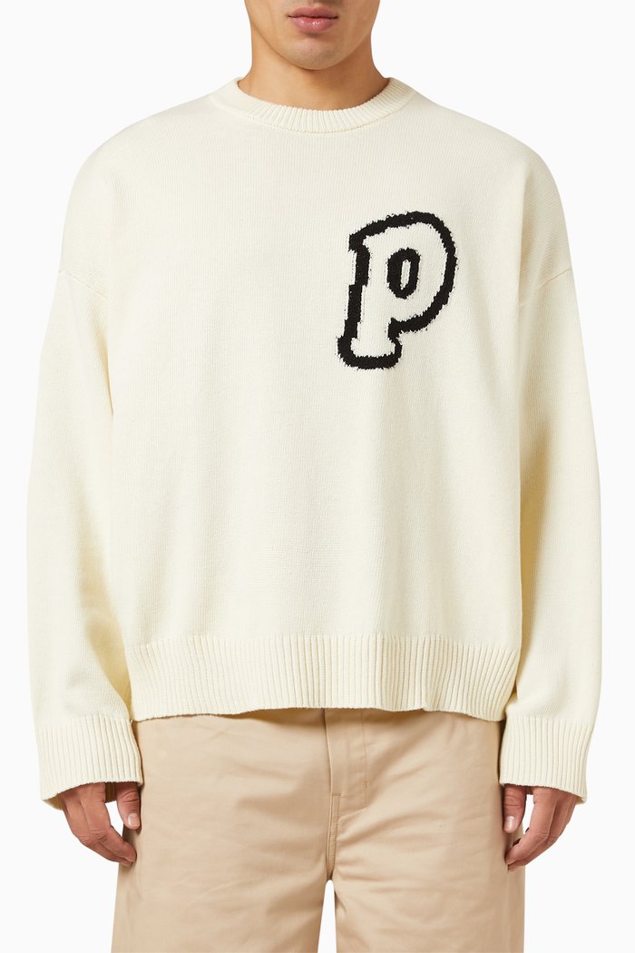 

Forge Sweater in Cotton Knit, Neutral