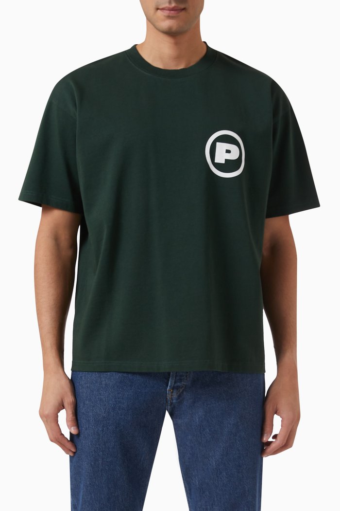 

Rally Call T-shirt in Organic Cotton, Green