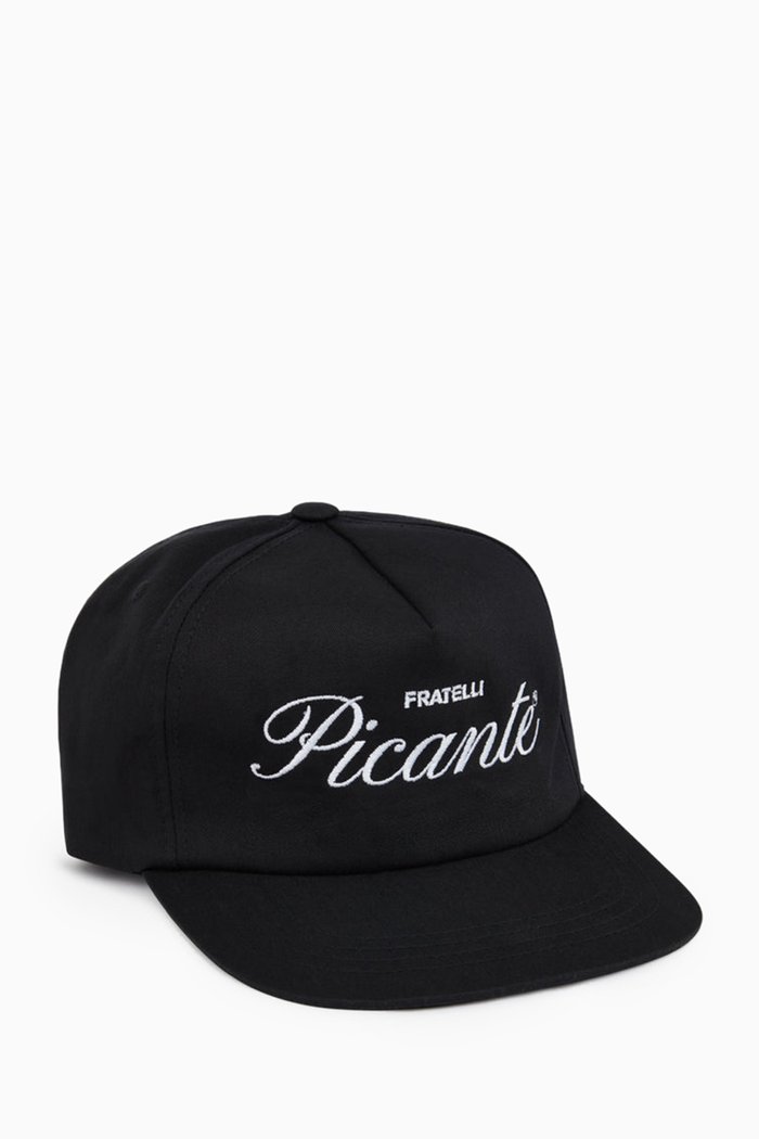 

Fratelli Crew Cap in Cotton-blend, Black