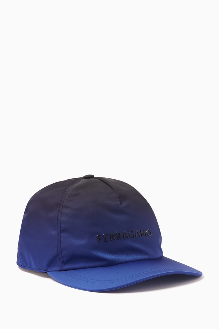 

Logo Gradient Hat in Cotton, Blue